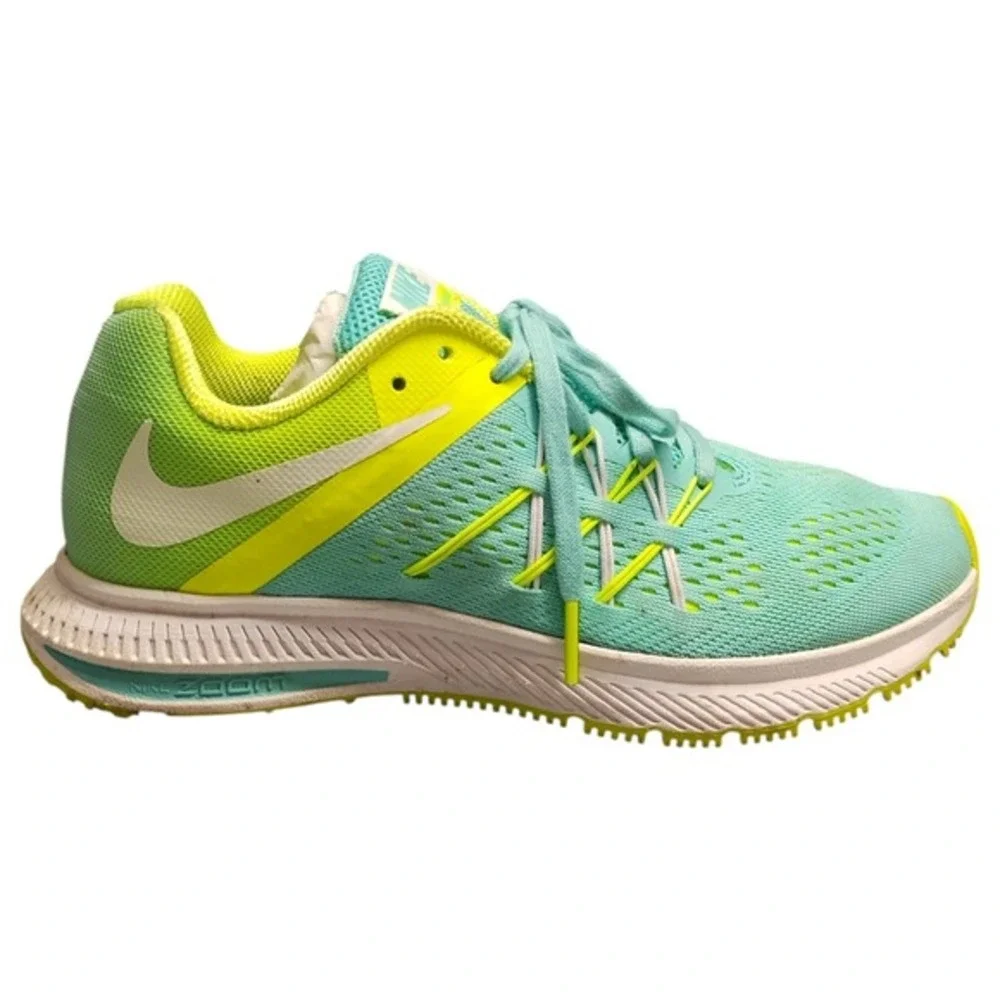 Nike Zoom Winflo 3 Sneakers Women US 7 Multi Athletic Lace Up Running 831562-300